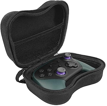 Linkidea Hard Travel Controller Case Compatible with Luna Controller Wireless, Google Stadia, PS4/5, Xbox, Switch Pro Controller (Black)