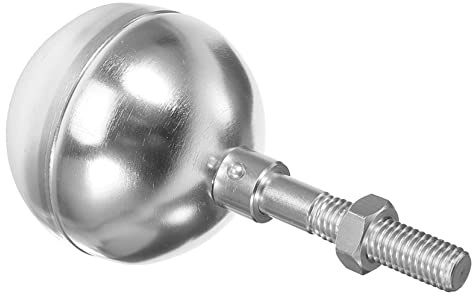 BESPORTBLE Fahnenmast Topper Aluminiumlegierung Kugelkopf Ornament Wetterfest Robust Ersatz für Gartenfahnen Dekorativ Zubehör für Fahnenstangen im Freien