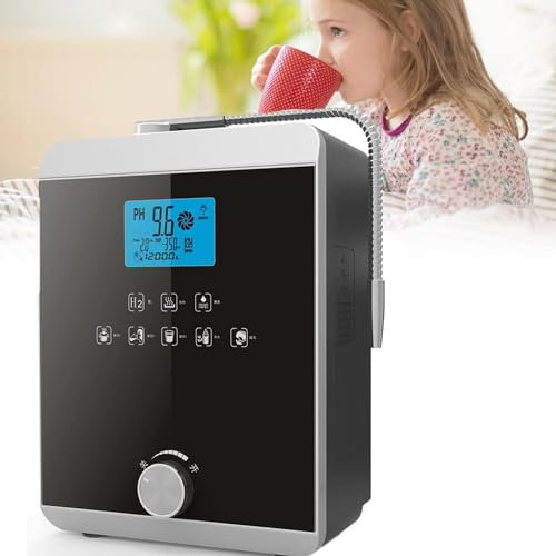 Ionizador De Agua Y Purificador Agua, Sistema Filtración De Ionizador De Agua Alcalina, Dispositivo De Agua De Ácido Alcalino Ph 3-11, Filtro De Agua Táctil Lcd De Limpieza Automática