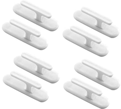 FUNOMOCYA 8stücke Rolloschnurhalter Für Fenster Selbstklebender Rolloschnurwickler Rolloschnurhaken Zum Aufhängen Langlebig Und Farbbeständig Für Schlafzimmer Arbeitszimmer Küche