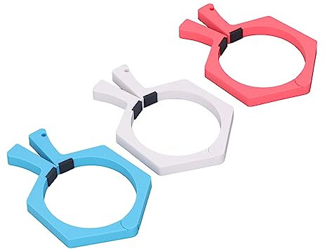 Risegun Sublimationsbecher, 3 Stück, Sublimationsbecher, Quetschwerkzeug, 590 ml, Rohlinge, Wickelklemme, Griffwerkzeug, inklusive Rosa, Blau, Weiß, Papierzubehör