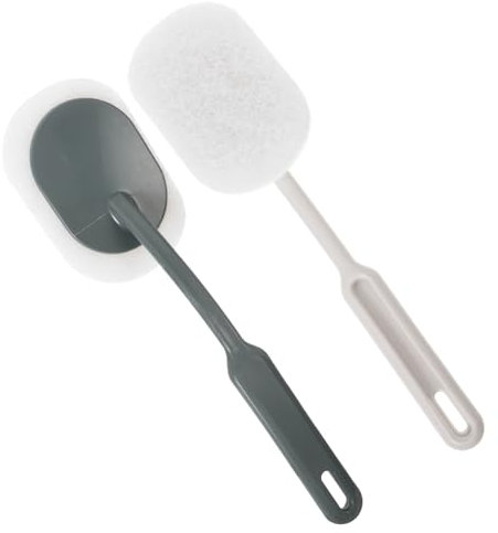 SEWOART 2pcs Sturdy Material Scrubber Brush for Shower Cleaning Grout Brush Non-scratch Cleaning Tool