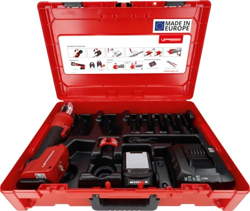 ROTHENBERGER ROMAX NANO Basic Set, 2Ah, CAS | 1000004824 | Pressen, Pressmaschine, Presswerkzeug, Presszange, intelligent und vernetzt