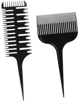 Beaupretty 2piezas Peines Para Mechas y Tintes Profesional Herramienta Para Coloración y Separación Resistente y Multifuncional Para Salón y Uso Doméstico