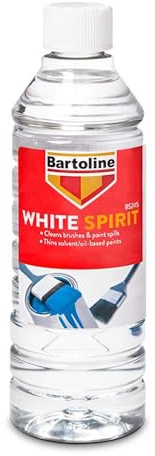 500ml White Spirit for Cleaning Brushes & Tools - Multi-Purpose White Spirit Paint Remover Ideal for General Household Use, Oil-Based Paint Thinning & Stain Remover