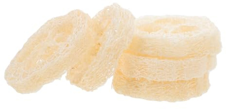 POPETPOP 5 Piezas Bandeja de Jabón Base de Jabón de Cortes de Lufa para Baño Cocina y Ducha Alta Absorción de Agua Multifuncional