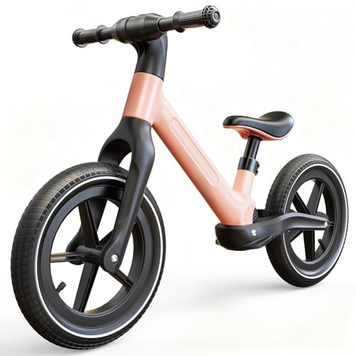 Skirfy 14 Zoll Laufrad,Laufrad ab 3 Jahre,Höhenverstellbarer Satte Fahrrad für Jungen und Mädchen von 3 bis 5 Jahren
