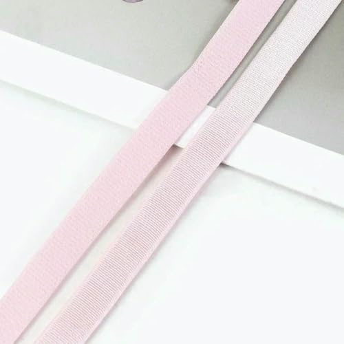 Banda elástica para extensión de Sujetador 5 m 6 mm - 25 mm, Bandas de Goma Suaves para Costura de Ropa, Vendajes para el Cabello y más.