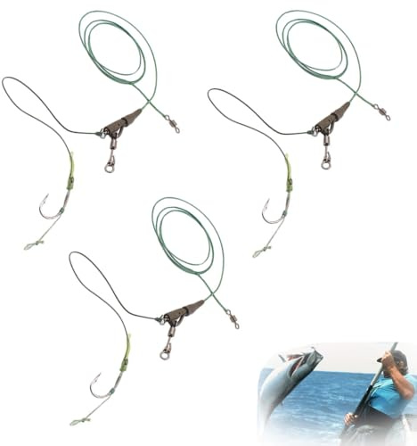 3 stycken Chod Rig förfack Leadcore Safety Lead Clip, fiskeredskap Leader Clips, karp fiskekrok, karp förfack, karpfiske Inline Rig set, karp clip, för chow rig nybörjare och fiskeentusiaster