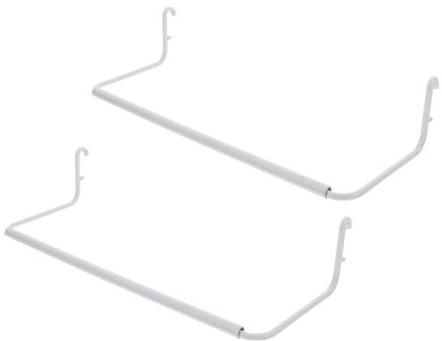 INOOMP 2 piezas Soporte Metálico Extensible para Toallas de Papel de Compatible con Tablero Perforado Estándar Diseño Robusto y Fácil Instalación para Baño y Cocina