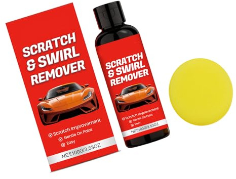 SHOOYIO 100 g / 3,53 oz Effaceur de rayures Accessoires d'entretien de voiture Pâtes de polissage de peinture Réparation Peinture Polissage avec éponge Remover Entretien Accessoire de réparation