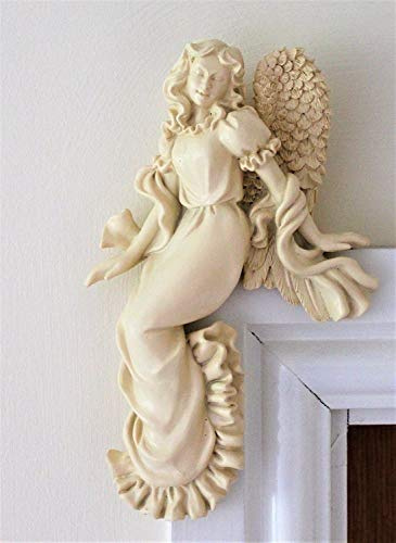 HOME HUT Door Frame Angel Wings Wall Sculpture Ornament Garden Home Decor Secret Fairy (right)