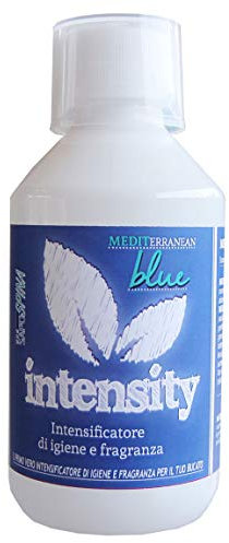 RAMPI Essenza per BUCATO Blue Intensity Igienizzante per Lavatrice profumato a Base di Mirto di Pantelleria, Fiori d’Arancio e Talco - Elimina Le colonie batteriche e i Cattivi odori nei Tessuti