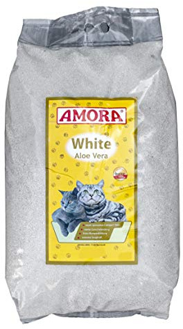 Amora Katzenstreu White Compact Aloe Vera 8Liter