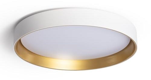 LEDKIA LED-Deckenleuchte 30W Rund Metall Ø550mm CCT Wählbar Big Broadway We | Ø550mm | CCT Wählbar 2700-6500K | 2400 lm Lichtstrom