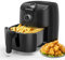 Aigostar - 4L Heißluftfritteuse, airfryer für den Hausgebrauch, 1500 Watt, schnelles und energieeffizientes Kochen, geeignet für gesundes, fettarmes Kochen, Schwarz, Hayden Alpha