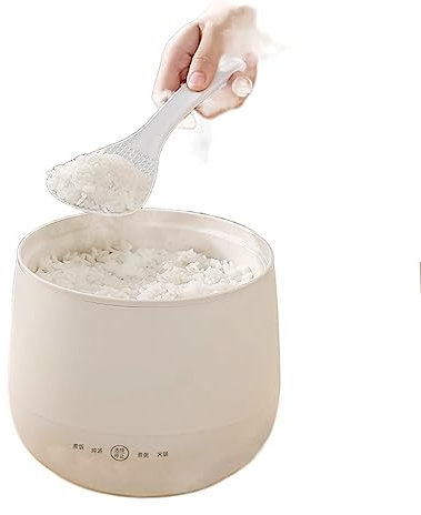 ZHANGMIN Mini Arrocera, Arrocera Eléctrica, Olla Interior Antiadherente, Arrocera Pequeña De Viaje, For 1-2 Personas For Cocinar Arroz, Carne, Fideos O Sopa