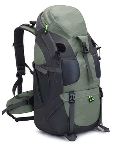 MDWZH Wanderrucksack Reiserucksack 50L Wasserdicht Bergsteigen Rucksack Camping Klettern Sport Trekking Trekkingrucksack(D)