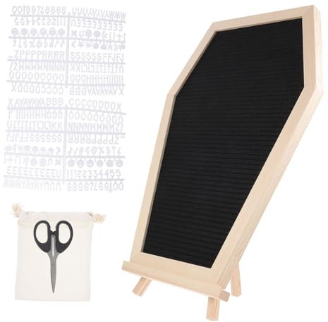 Warmhm 1 Satz Filz-message-board Tafel Verwenden Business-tafel Kleines Briefbrett Stehende Tafel Rustikales Briefbrett Brieftafel Aus Schwarzem Filz Wandschreibtafel Black Gefühlt