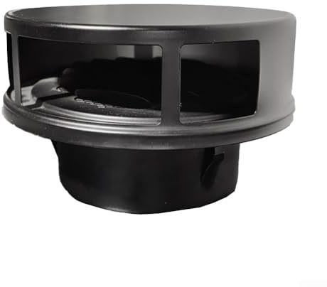 Rejilla de ventilación de aire de acero inoxidable 304 con rejillas fijas y mosquitera, apta para chimeneas y fachadas, cubierta protectora de ventilación (80 mm)