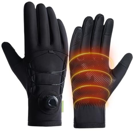 Genérico Gants de ski - Manique thermique tactile pour climat froid, manique imperméable pour conduite, snowboard, cyclisme, entraînement, gym, course à pied, randonnée