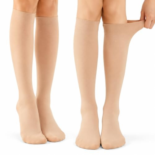 Chaussettes de contention femme, Bas contention femme 2 paires