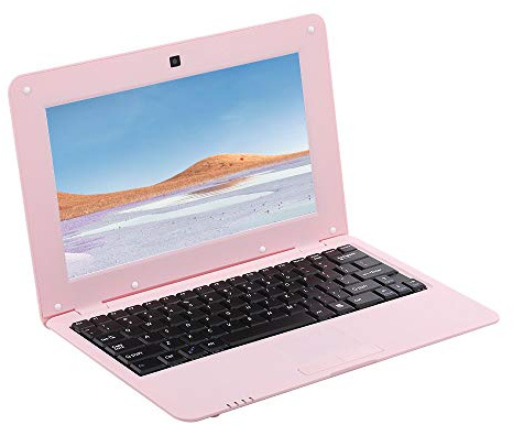 Fesjoy Netbook de 10,1 pulgadas ligero portátil Acciones S500 1,5 G ARM Cortex-A9 / Android 5,1 / 1G + 8G / 1024 x 600 Rosa Enchufe UE