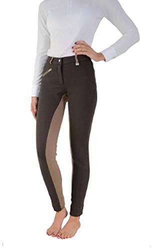HyPERFORMANCE Womens/Ladies Manby Jodhpurs (32in) (Brown/Light Brown)