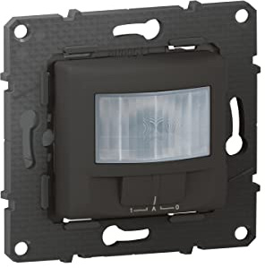 BTicino - Interrupteur automatique toutes lampes avec détection de mouvement infrarouge Altège - finition Nuit