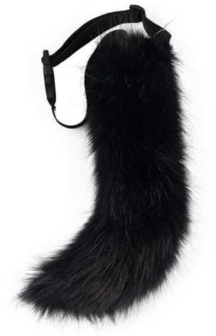 PPFINE Kunstpelz Fuchs Wolf Kostüm Katze Schwanz Erwachsene Halloween Weihnachtsfeier
