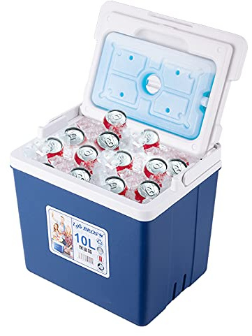 LifeBROS 11/17/19/27 Qt Insulated Portable Cooler Leak-Proof Ice Chest Lunch Box Hard Coolers with Extra Ice Pack for BBQ, Camping, Pincnic、Car、Home Recreation、etc.- Blue