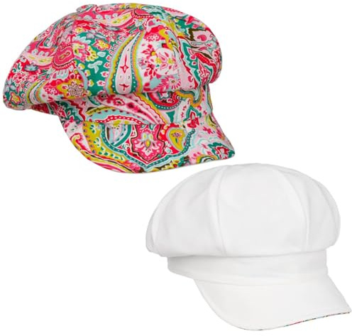 Mayser Camilla Paisley Schirmmütze Ballonmütze UV Schutz Damen Sommer Winter