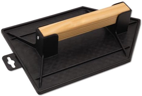 DEWEPRO Reibebrett PS 270x180mm spitz zulaufend mit Holzgriff - zum Glätten von Putz und Außenputz