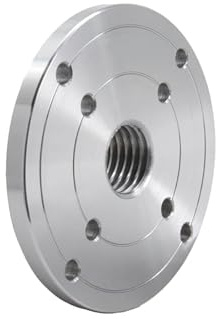 4 Zoll 100 mm Holzdrehmaschine-Frontplatte for M33 M18 1 Zoll Gewinde Holzbearbeitungsmaschine Drehfutter Flansch-Frontplatte (Color : M33 x 3.5)