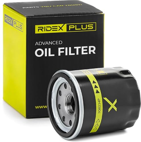 RIDEX PLUS 7O0234P Filtro de aceite con válvula bloqueo de retorno Compatible con YAMAHA MOTORCYCLES XT