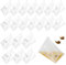 Mikiuly Trappola per Birra,20 Pezzi Trappole per Lumache da Giardino,Trappola di Birra,Sacchetti Trappola per lumache,Lumaca Catcher Buste di PE Plastica per Frutteto,Giardino,Cortile
