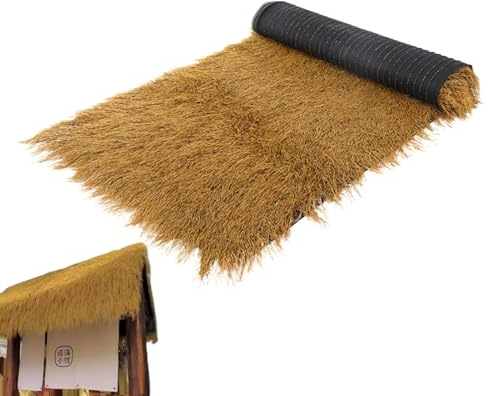 Techo de Paja - Cubierta de Hierba Natural para Exteriores, decoración