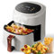 Friggitrice senza olio Air Fryer 8L 1400W Friggitrice ad aria calda tecnologia Rapid Air con display touch LED, 6 programmi, finestra rimovibile, controllo termostato regolabile, basso rumore (bianco)