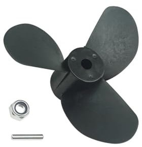 MeVCWF Geeignet for Nylon-Jet-Ski-Propeller, 3,8-Zoll-Motor, Außenbordpropeller for Boot/Kajak/Surfen/Yacht