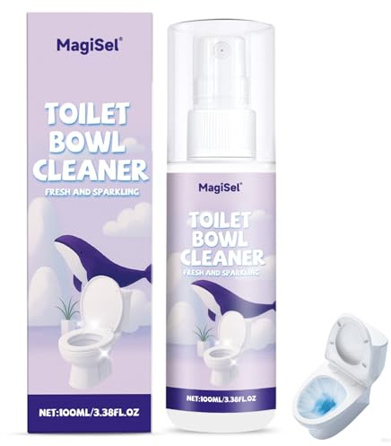 Limpiador Multifuncional, Limpiador líquido para inodoro, Eliminador de Manchas para Manchas Resistentes, 100ML Elimina Bacterias Sin Lejía, paras WC y Sanitarios, Restos de Obra