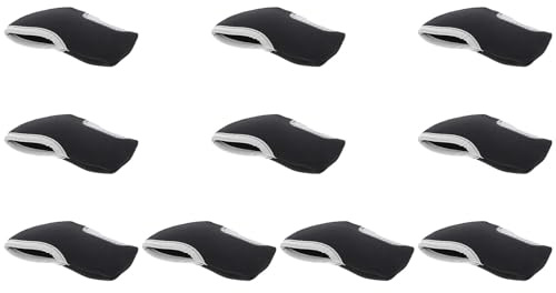 Hohopeti Cubiertas Protectores para Palos de Golf Neopreno Durable Juego de 10 Piezas Negras para Golfistas en Campo de Golf