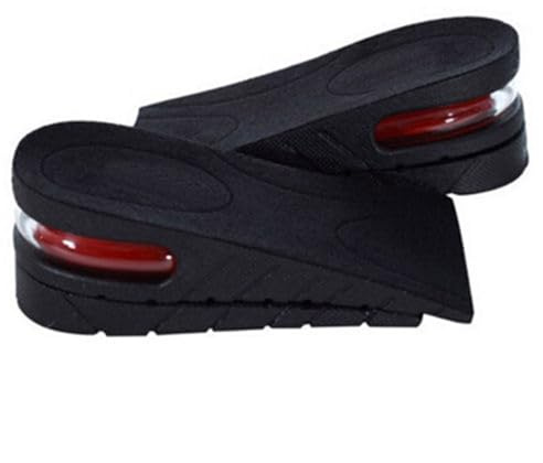 Höjdboosters justerbar 5 cm 2 lager upp luftkudde hälinsats öka höjden lyft män sko innersula höjdökning dyna