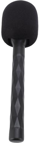 Rcniso Handhållen Mikrofonadapter MIC 1/2 Kompatibel Ergonomiskt Grepp Bullerreducerande Svamp Enkel Installation för Utomhusevenemang