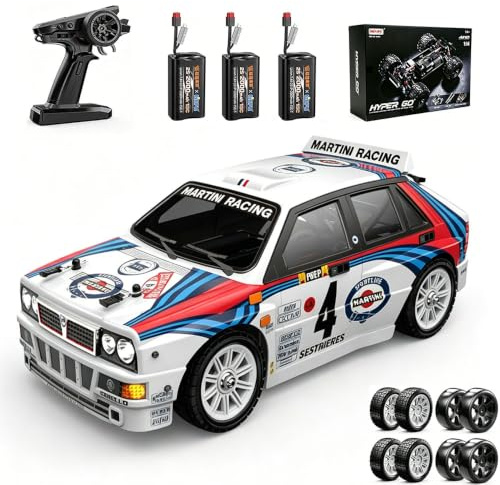 Ledovan 1/14 Bürstenloser Ferngesteuertes Auto Erwachsene,MJX 14302 42km/h Hochgeschwindigkeits RC Car, 2.4Ghz 4WD High Speed Rallye Car, 3 Batterien, Weiß