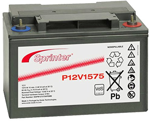 Exide Sprinter P12V1575 12 Volt 61 Ah M6 Anschluss VDS G191001