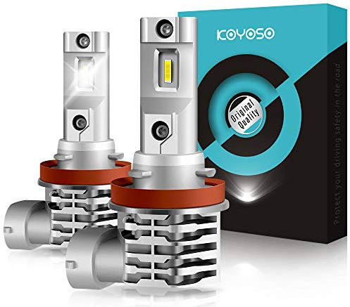 KOYOSO Lampadine H11 LED Fendinebbia 110W 14000LM, H8/H9 Lampadine Luci Antinebbia, 12V 6000K Bianco