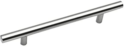 ANSIEDIO 6 Stück Möbelgriffe 96mm Edelstahl Küchengriffe Schrankgriffe Türgriffe Stangengriffe Silber Ø 12mm