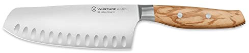 WÜSTHOF Amici Santoku 17 cm, Braun,silber
