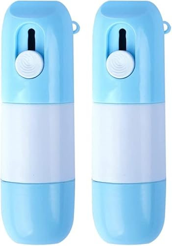 GINGER TECH Thermo-Papier-Korrekturflüssigkeit mit Auspackmesser, 2-in-1, tragbarer Klebestift, Anti-Auslaufschutz, Korrekturflüssigkeit für Verpackungsetiketten, Rechnungen (2 Stück)