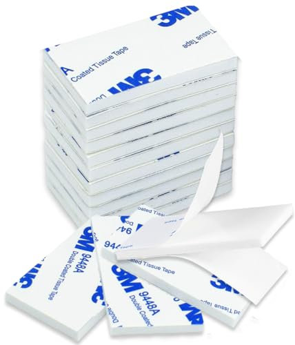 YOFASEN Cuscinetti Biadesivi in Schiuma - 40 Pezzi Adesivi in Schiuma per il Montaggio, Bianco